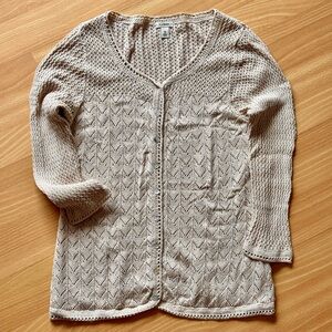L.L. Bean Women's Light Brown Cardigan